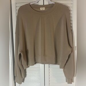 Simply Southern Tan Comfort Pullover, Size XL, Modal/Polyester/Spandex
